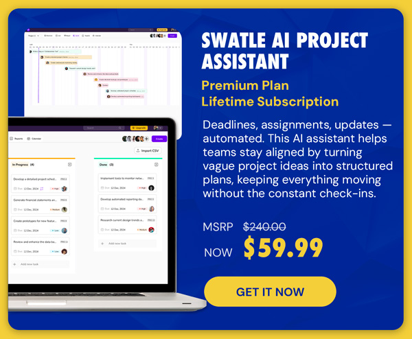 Swatle AI Project Assistant Premium Plan Lifetime Subscription