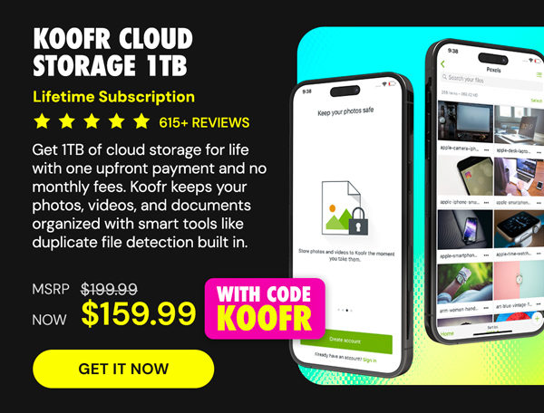 Koofr Cloud Storage: Lifetime Subscription (1TB)