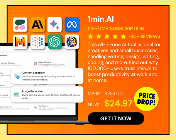 1minAI: Lifetime Subscription