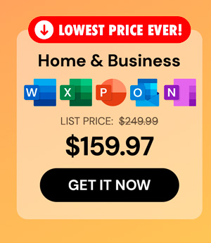 Microsoft Office 2024 Home & Business for Mac or PC Lifetime License