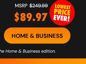 Microsoft Office 2024 Home & Business for Mac or PC Lifetime License