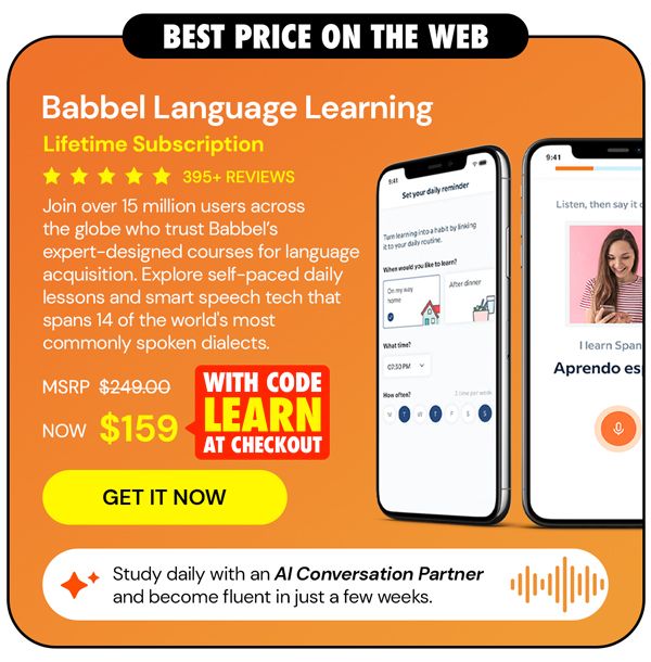 Babbel Language Learning: Lifetime Subscription (All Languages)