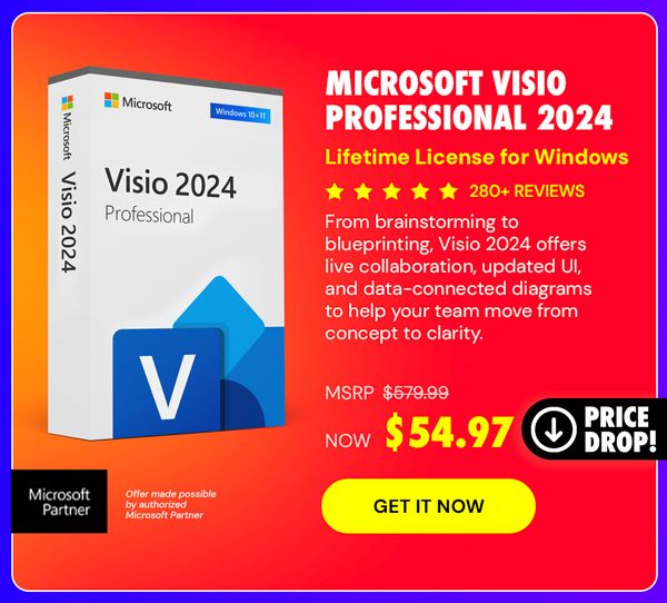 Microsoft Visio Professional 2024: Lifetime License for Windows