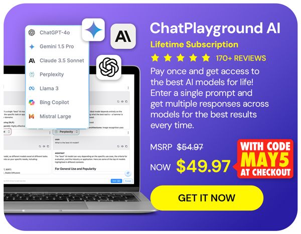 ChatPlayground AI: Lifetime Subscription (Pro Plan)
