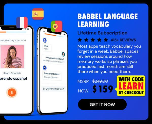 Babbel Language Learning: Lifetime Subscription (All Languages)