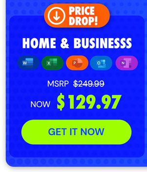 Microsoft Office 2024 Home & Business for Mac or PC: One-Time Purchase