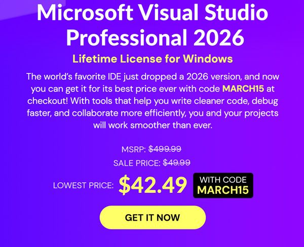 Microsoft Visual Studio Professional 2026