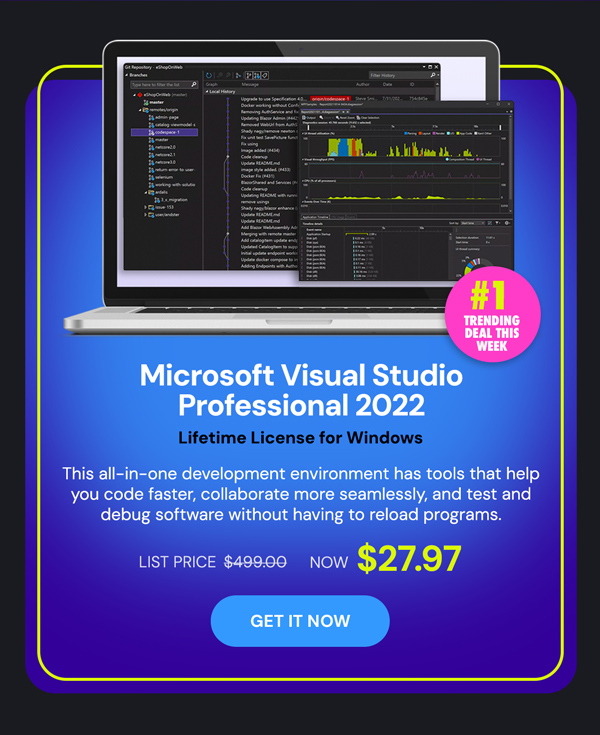 Microsoft Visual Studio Professional 2022 for Windows