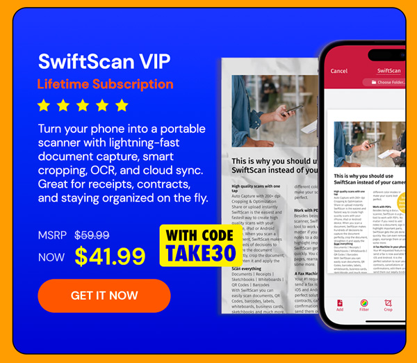 SwiftScan VIP: Lifetime Subscription