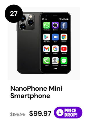 NanoPhone - A Miniaturized Smartphone Packed with Mega Features!