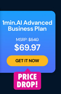 1minAI Advanced Business Plan Lifetime Subscription