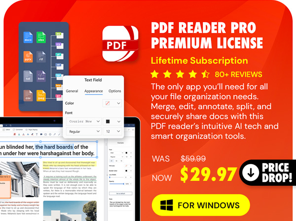 PDF Reader Pro For Windows: Lifetime Subscription