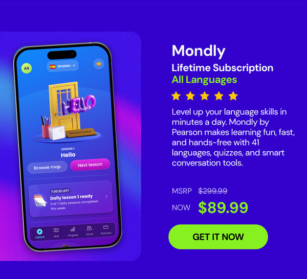 Mondly: Lifetime Subscription (All Languages)