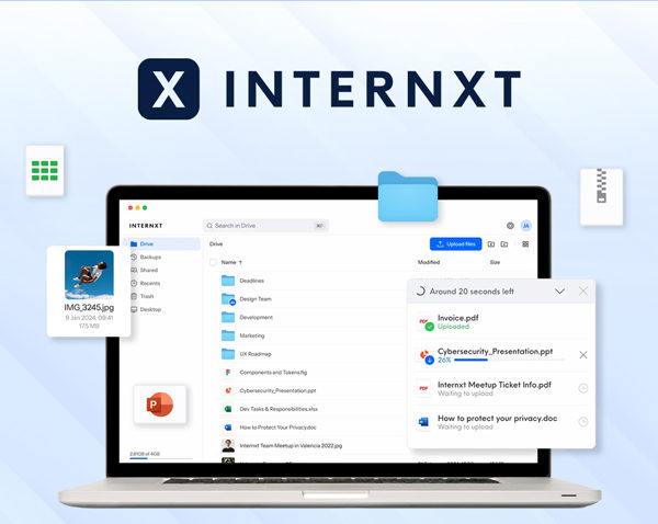 Internxt Cloud Storage Lifetime Subscription: 10TB Plan