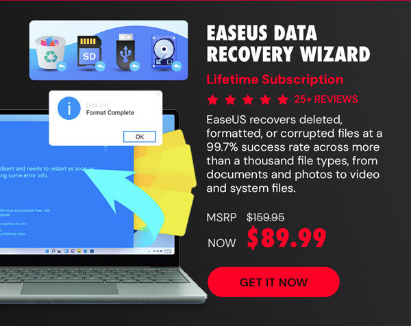 EaseUS Data Recovery Wizard: Lifetime Subscription