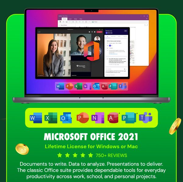 Microsoft Office Professional 2021 for Windows: Lifetime License