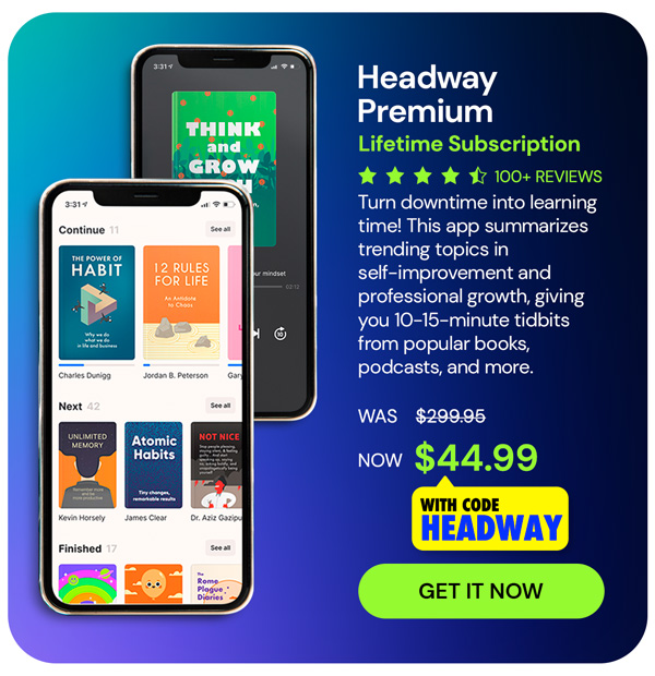 Headway Premium: Lifetime Subscription