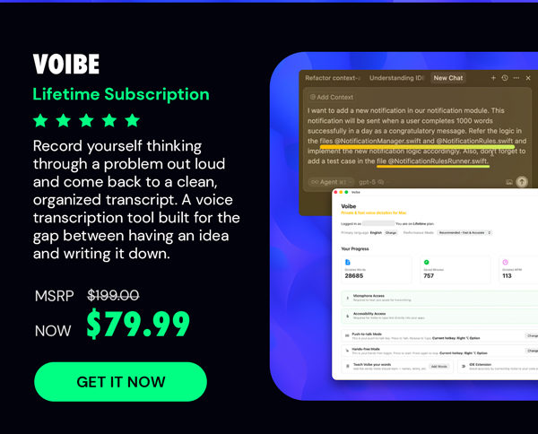 Voibe Lifetime Subscription