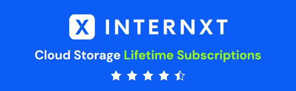 Internxt Cloud Storage Lifetime Subscription: 2TB to 100TB Plans