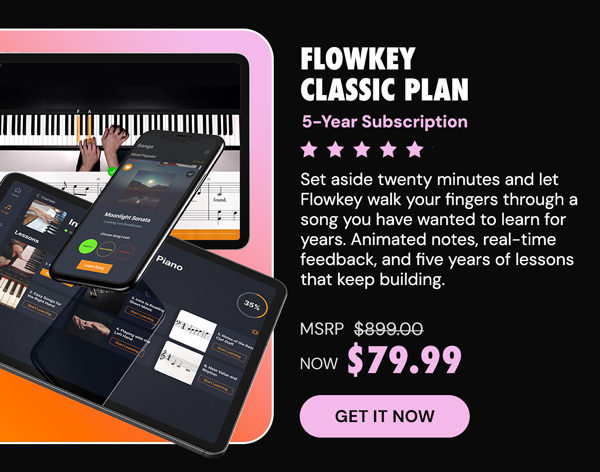 Flowkey Classic Plan: 5-Year Subscription