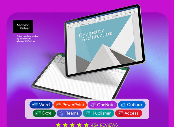 Microsoft Office Pro 2021 for Windows: Lifetime License + A FREE Microsoft Training Bundle (RISE)