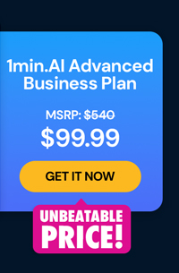 1minAI Advanced Business Plan Lifetime Subscription
