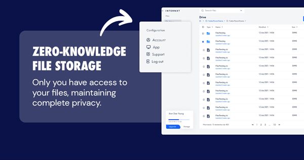 Internxt Cloud Storage Lifetime Subscription: 2TB to 100TB Plans