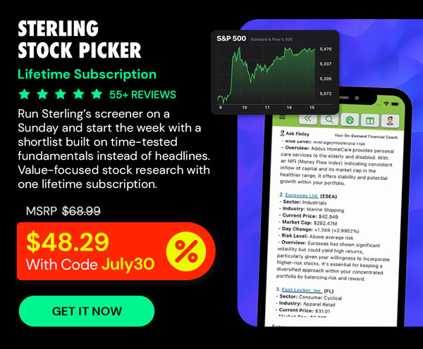 Sterling Stock Picker: Lifetime Subscription