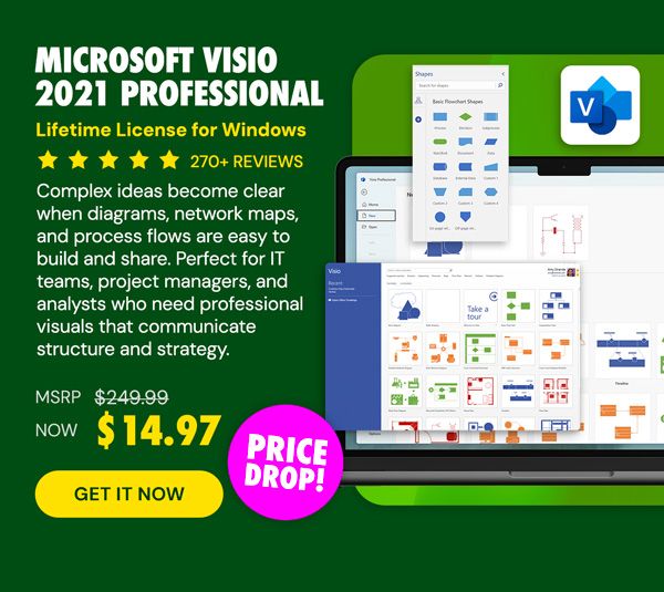 Microsoft Visio 2021 Professional: Lifetime License for Windows