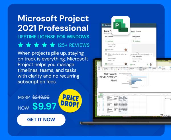 Microsoft Project 2021 Professional: Lifetime License for Windows