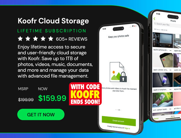 Koofr Cloud Storage: Lifetime Subscription (1TB)