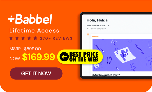 Babbel Language Learning: Lifetime Subscription (All Languages)