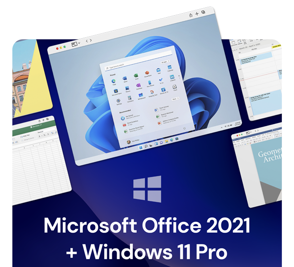 The Ultimate Microsoft Office Professional 2021 for Windows: Lifetime License + Windows 11 Pro Bundle