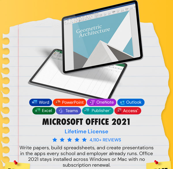 Microsoft Office Professional 2021 for Windows: Lifetime License