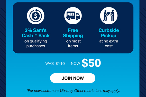 Sam's Club 1-Year Membership with Auto-Renew!