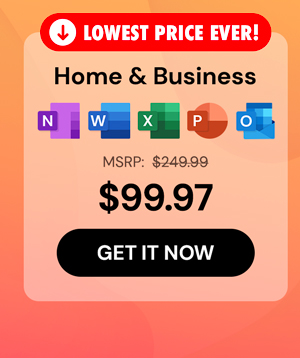 Microsoft Office 2024 Home & Business for Mac or PC Lifetime License