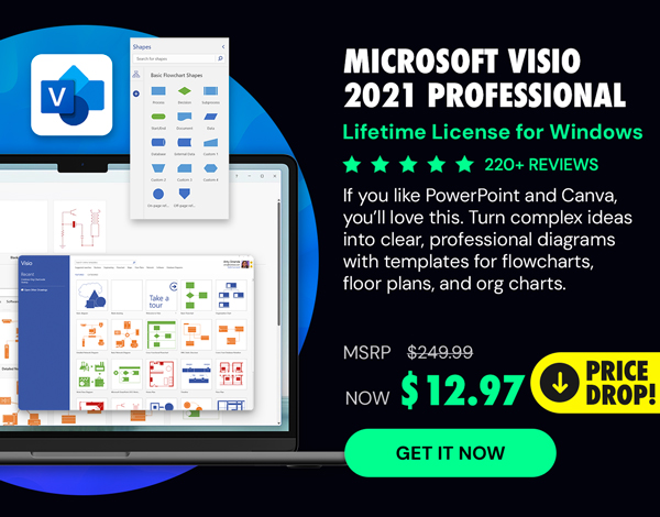 Microsoft Visio 2021 Professional: Lifetime License for Windows