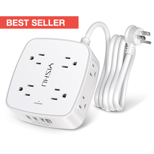 6' Surge Protector Power Strip