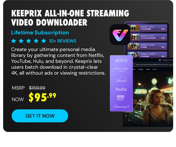 Keeprix All-in-One Streaming Video Downloader: Lifetime Subscription