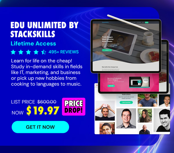 EDU Unlimited by StackSkills: Lifetime Access