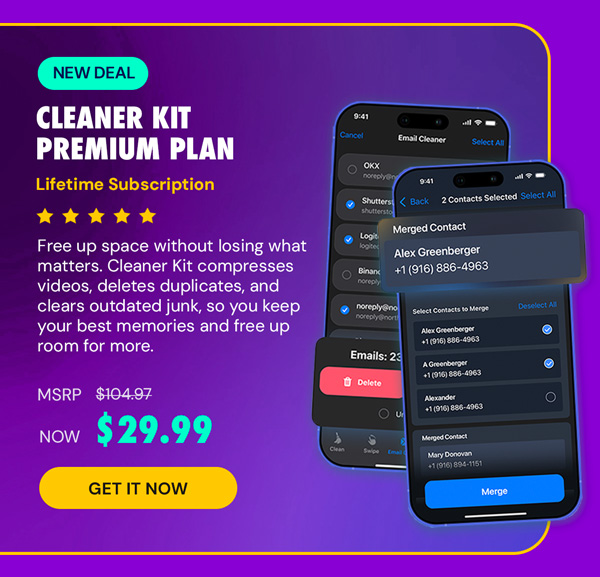 Cleaner Kit Premium Plan: Lifetime Subscription