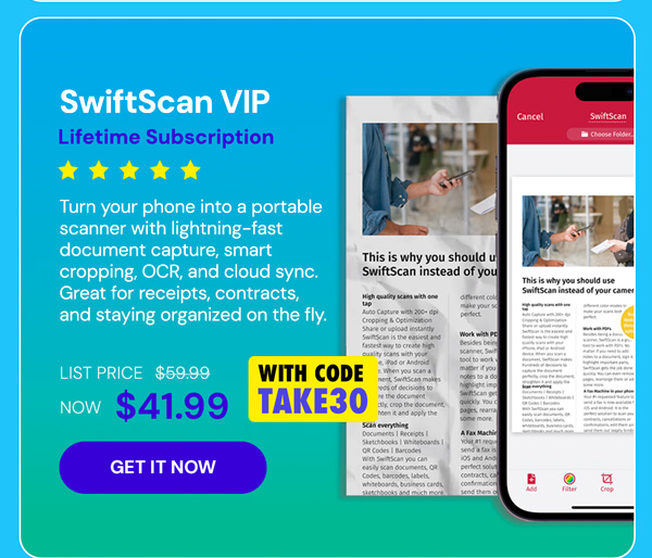 SwiftScan VIP: Lifetime Subscription
