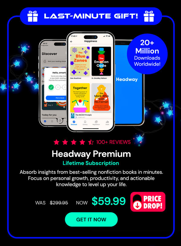 Headway Premium: Lifetime Subscription