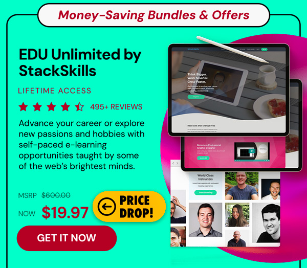 EDU Unlimited by StackSkills: Lifetime Access