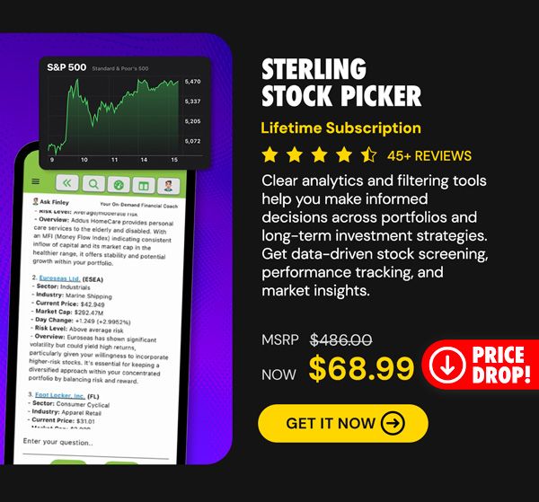 Sterling Stock Picker Lifetime Subscription