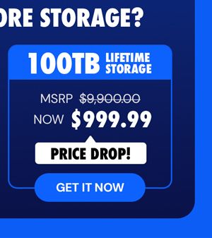 Internxt Cloud Storage Lifetime Subscription: 100TB Plan