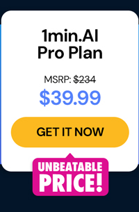1minAI: Lifetime Subscription