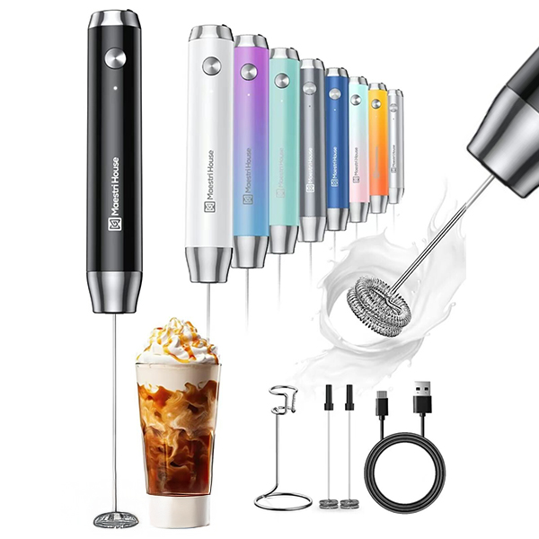 Maestri Waterproof Rechargeable Milk Frother