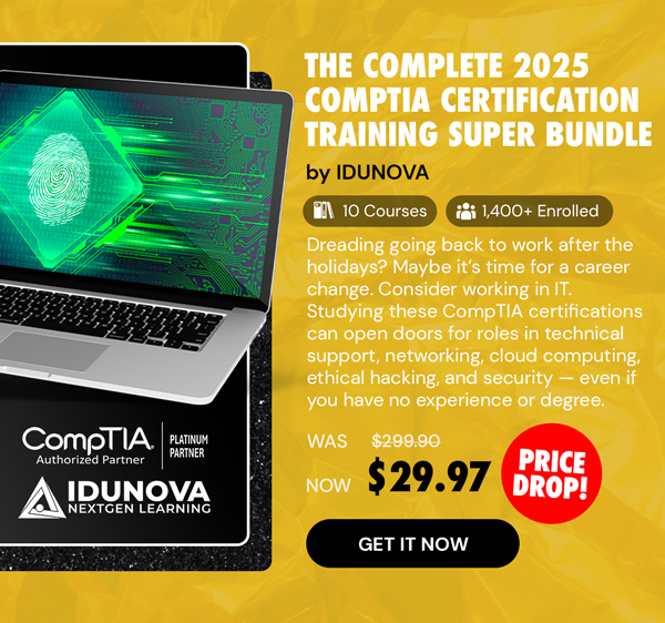 The 2024 All-in-One CompTIA Certification Prep Courses Bundle