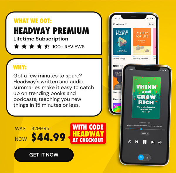 Headway Premium: Lifetime Subscription